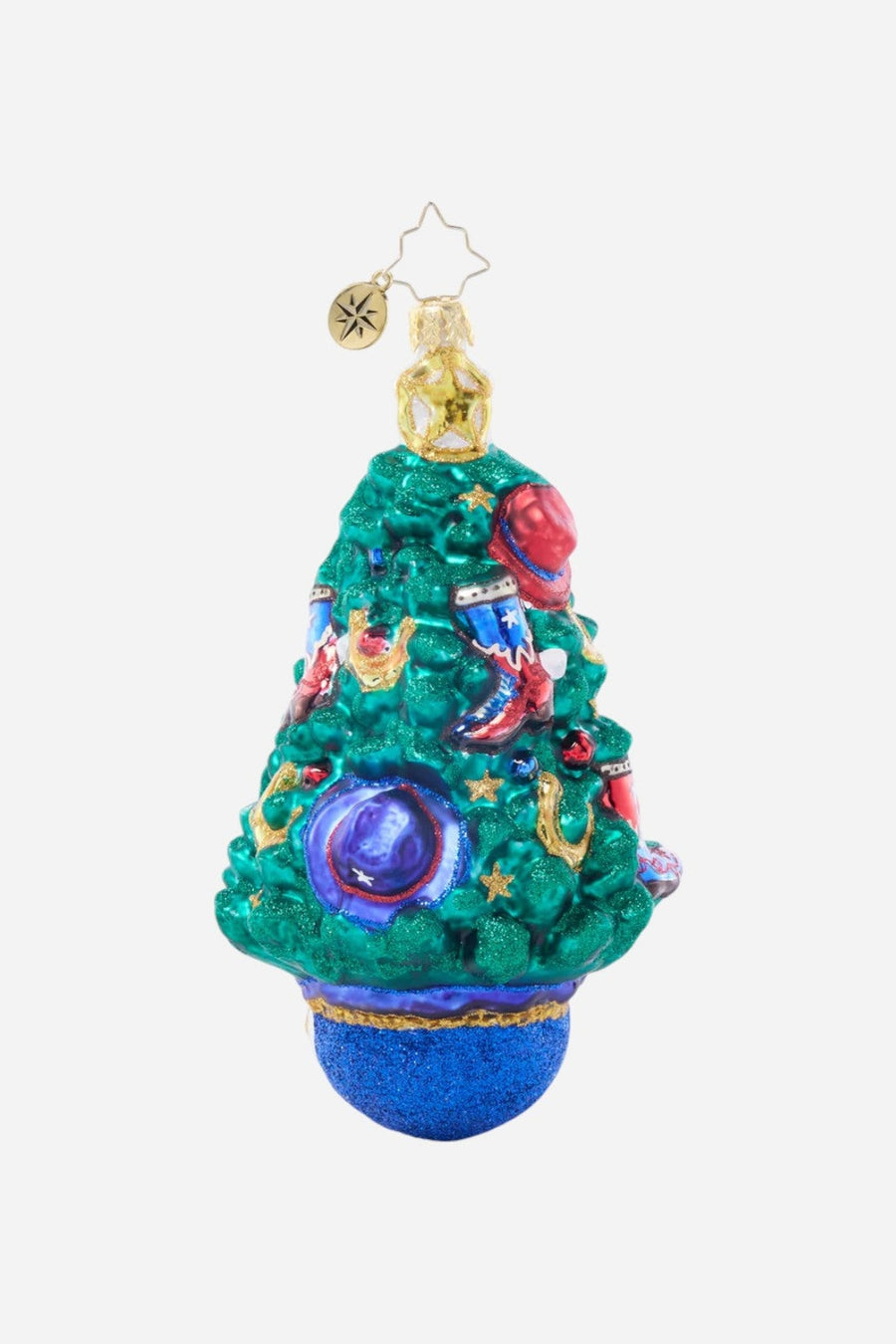 Christopher Radko Texas Tannenbaum Ornament – three-quarter view