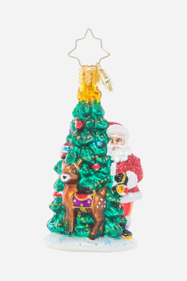 Christopher Radko Two Talented Tree Trimmers Gem Ornament