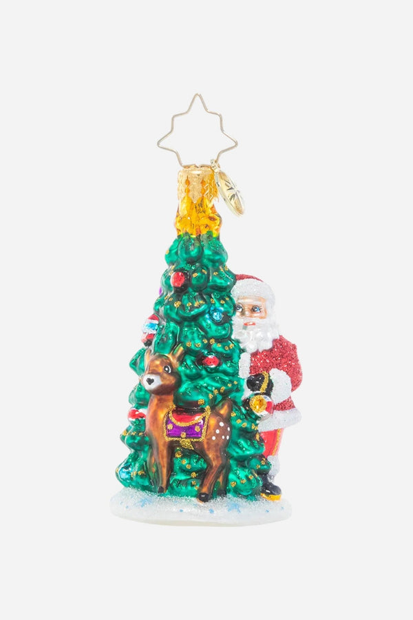 Christopher Radko Two Talented Tree Trimmers Gem Ornament