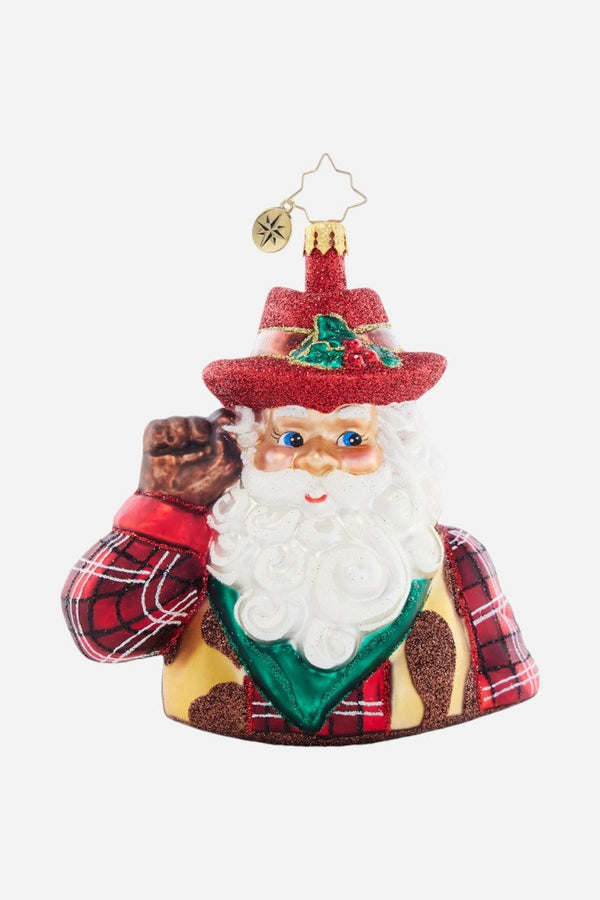 Christopher Radko Western Holiday Salute Ornament