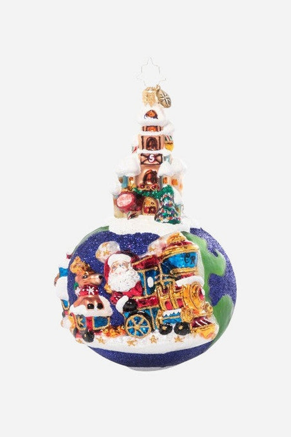 Christopher Radko Worldwide Train Ride Ornament