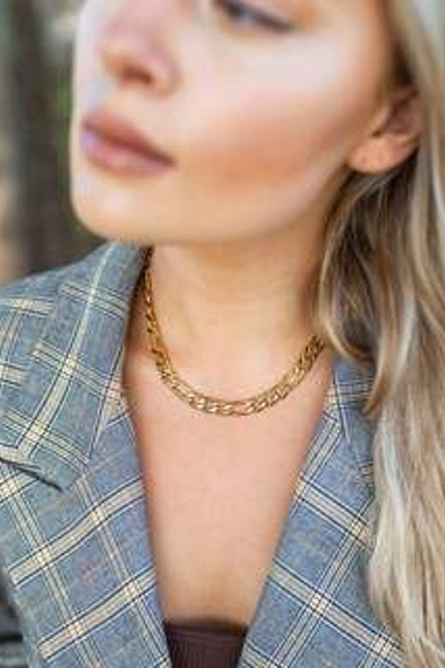 CHUNKY FIGARO GOLD – side view