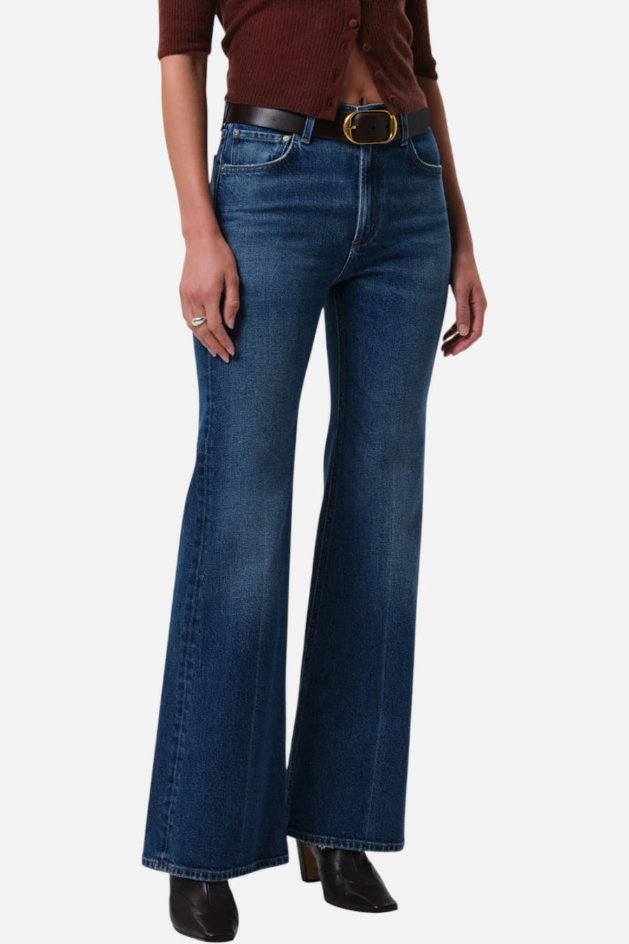 Citizen of Humanity Kimberly 70'S Flare in Cruise – back view