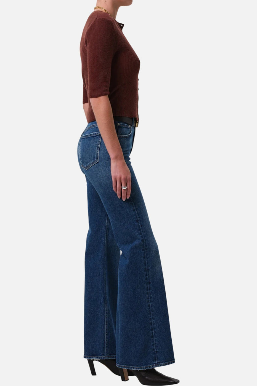 Citizen of Humanity Kimberly 70'S Flare in Cruise – side view