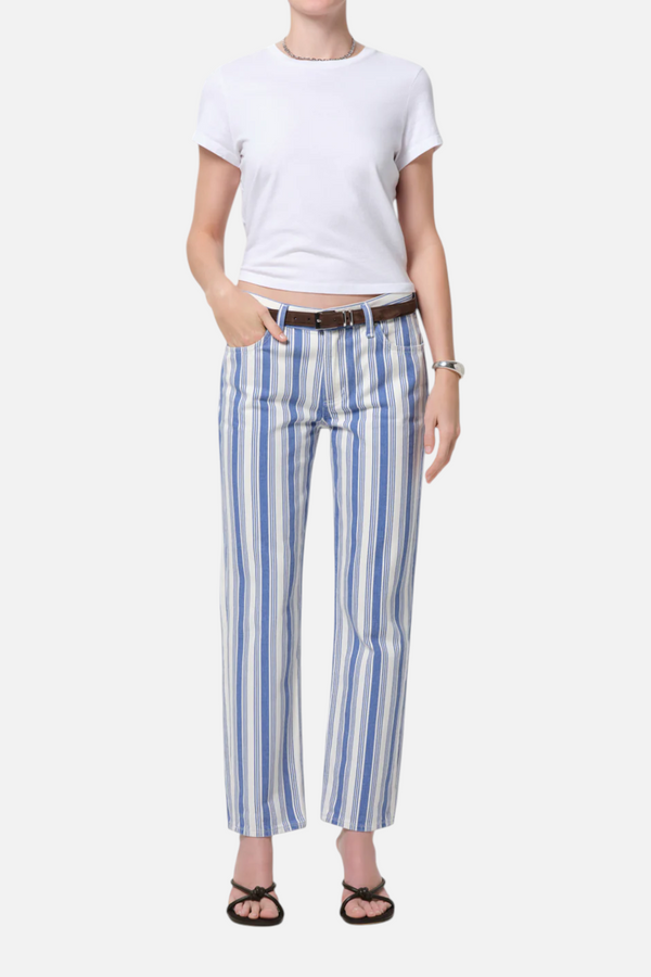 Citizens of Humanity Anissa Straight Leg Jeans In Mar Stripe