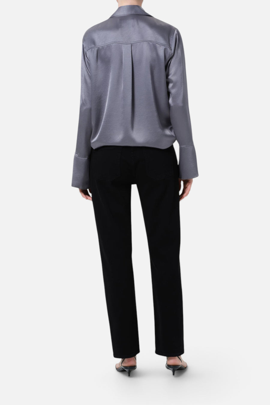 Citizens of Humanity Anissa Straight Leg in Starless – back view