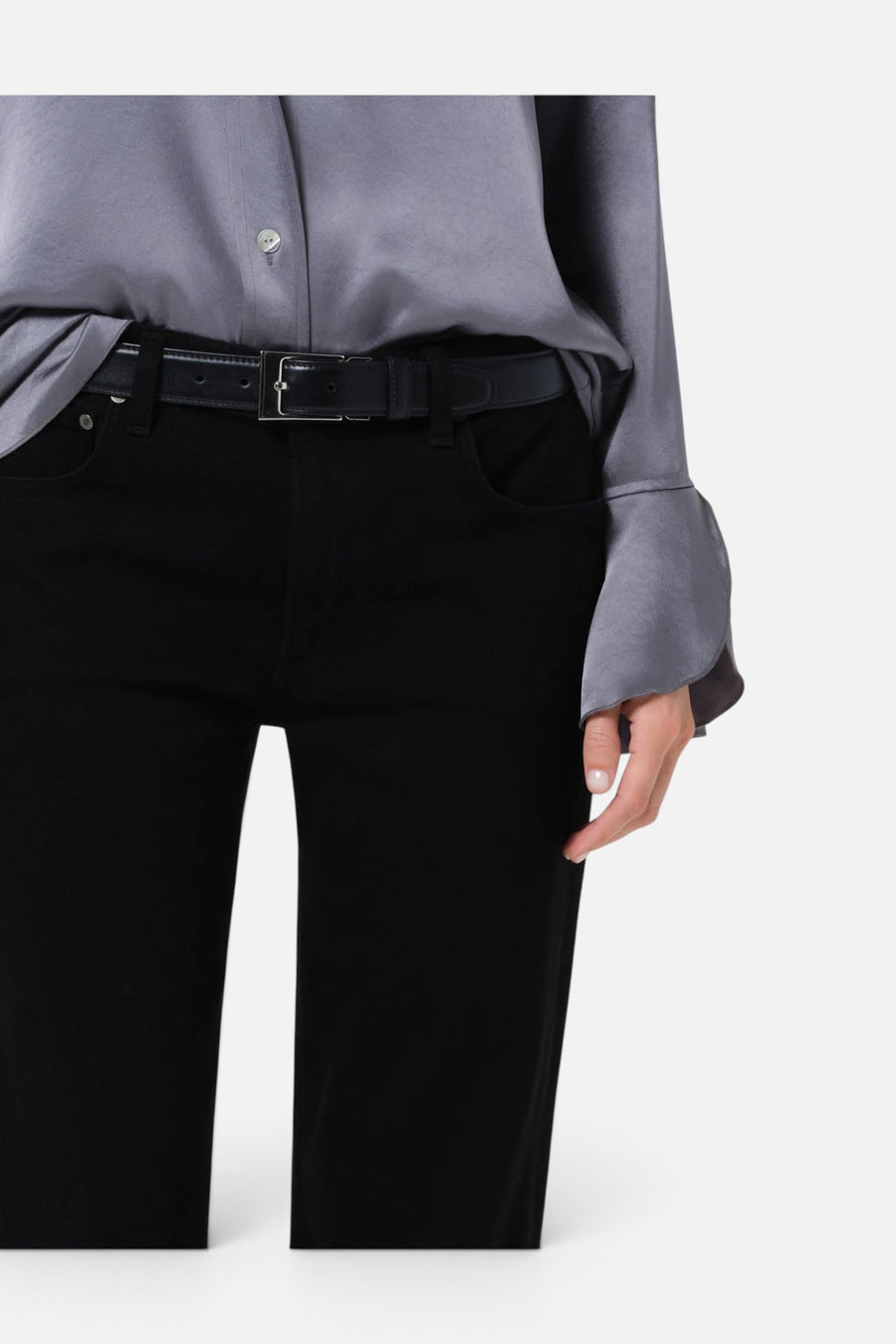 Citizens of Humanity Anissa Straight Leg in Starless – detail