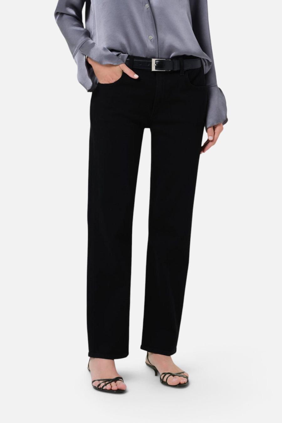 Citizens of Humanity Anissa Straight Leg in Starless – front view