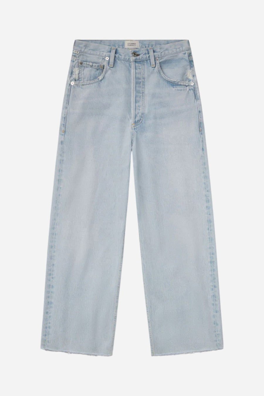 Citizens of Humanity Ayla Raw Hem Crop in Sailor – alternate
