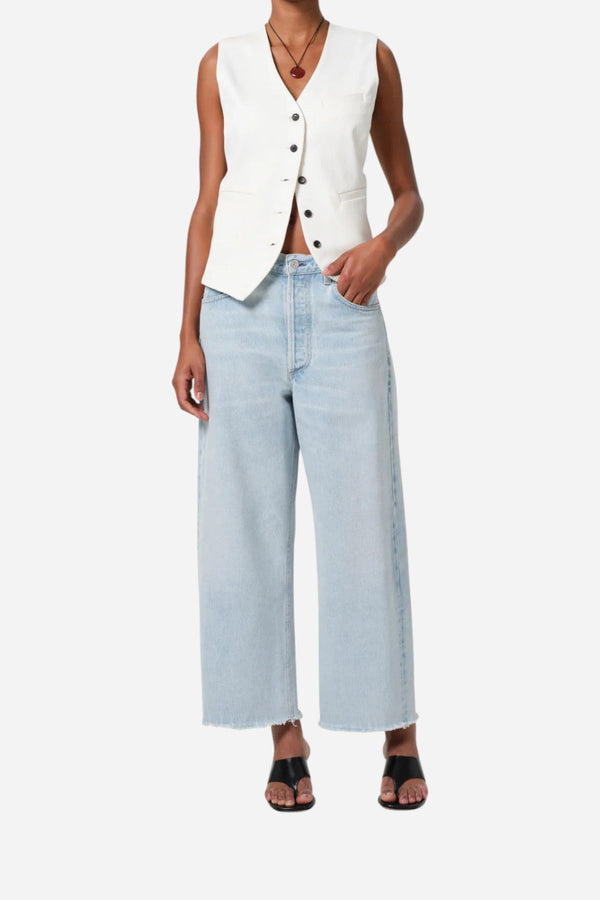 Citizens of Humanity Ayla Raw Hem Crop in Sailor