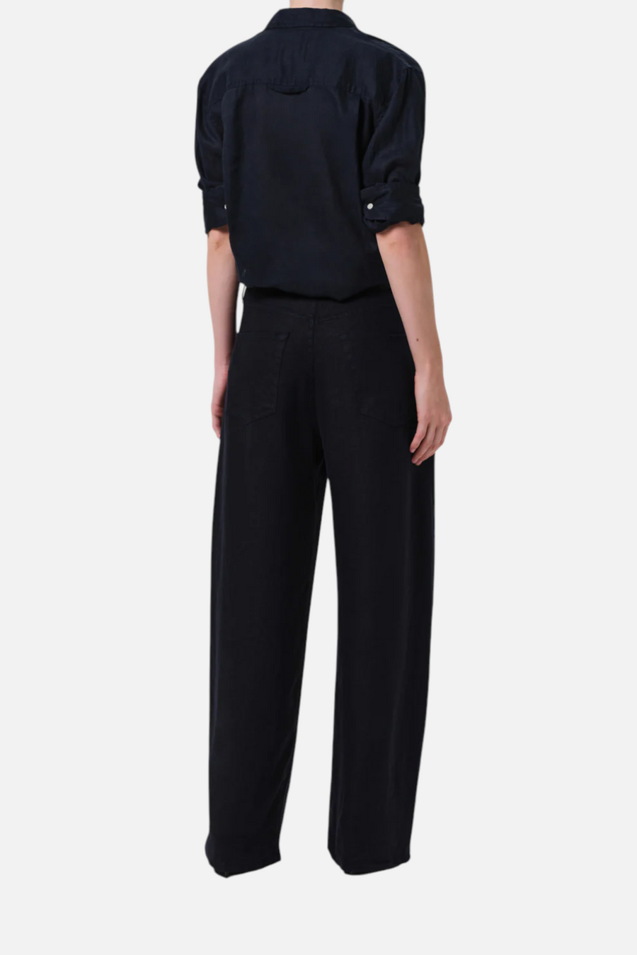 Citizens of Humanity Brynn Drawstring Trouser in True Navy – detail