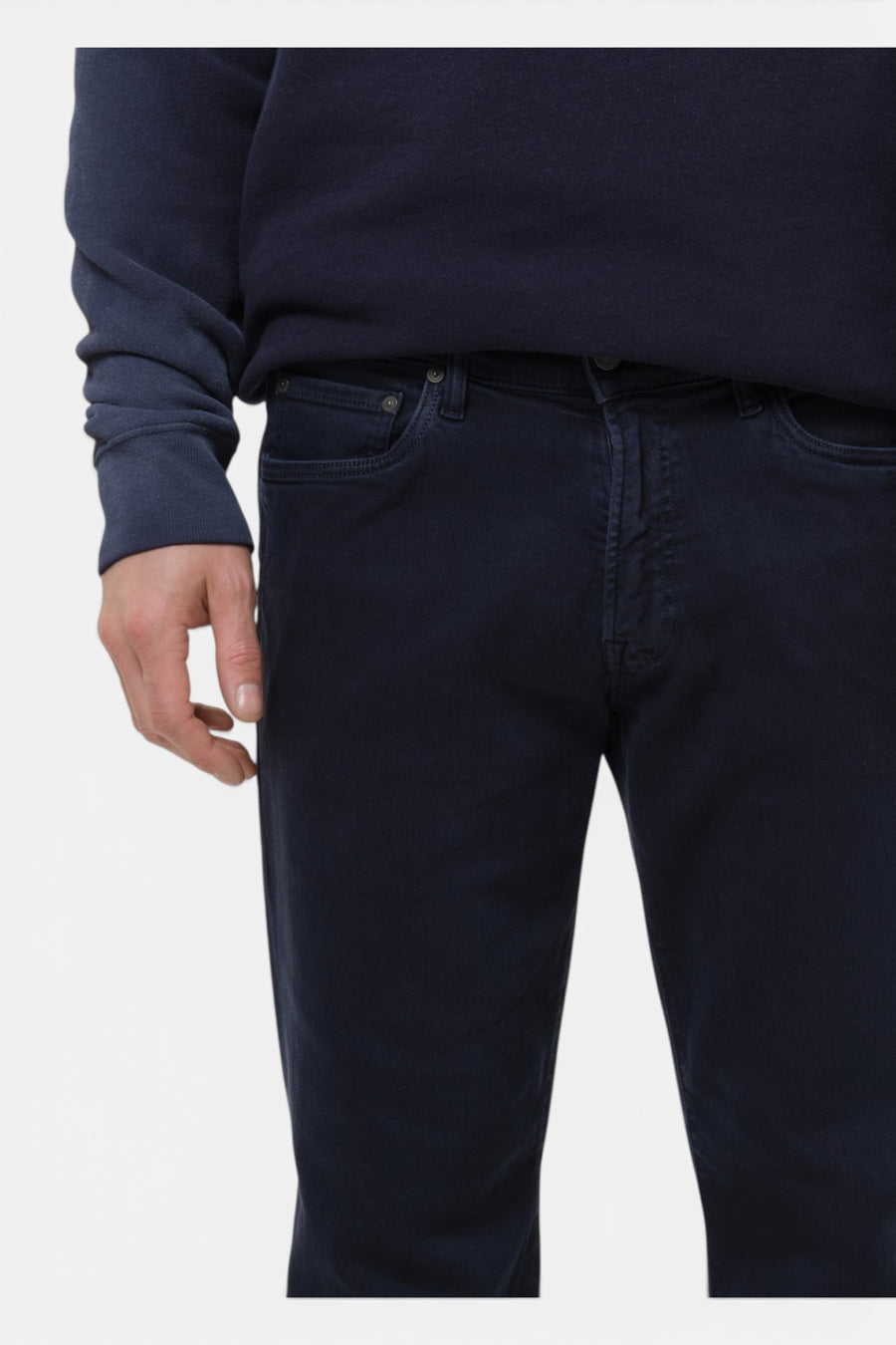 Citizens of Humanity Elijah Straight Perform Jean in Navy – flat lay