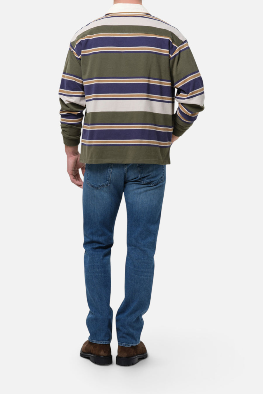 Citizens of Humanity Elijah Straight Tropical Denim in Milestone – back view