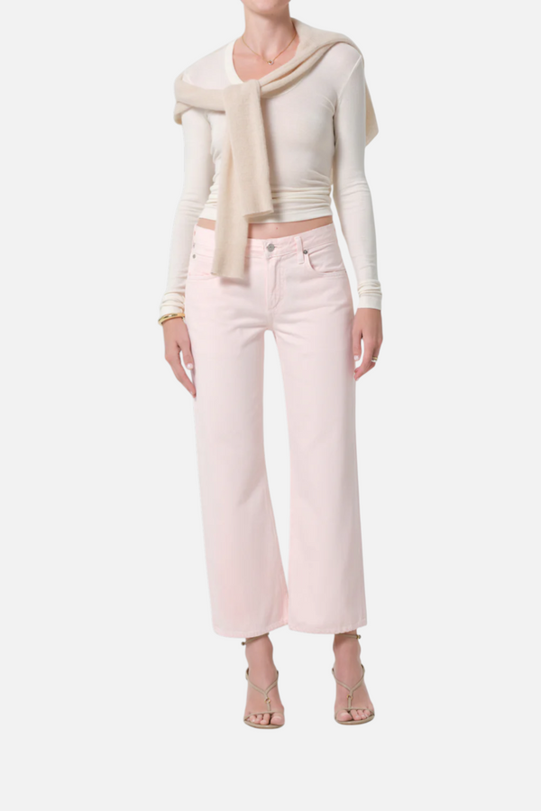 Citizens of Humanity Faye Vintage Straight Jean in Pale Coral