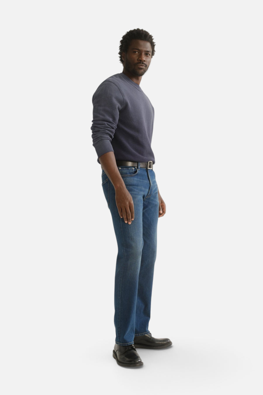 Citizens of Humanity Men's Elijah Straight Cashmere Denim in Condor – side view