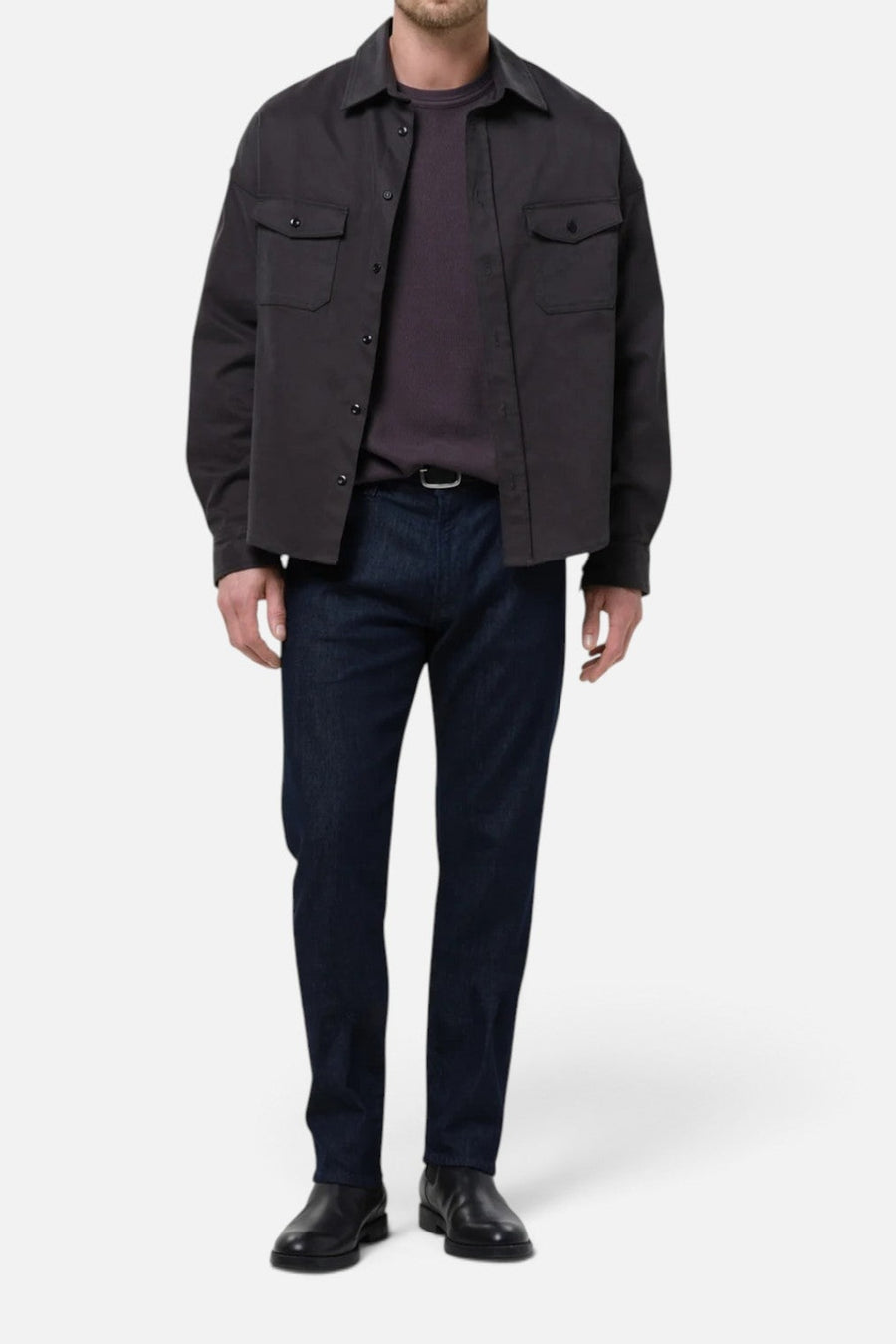 Citizens of Humanity Men's Elijah Straight Tropical Denim Jean in Rinse – side view