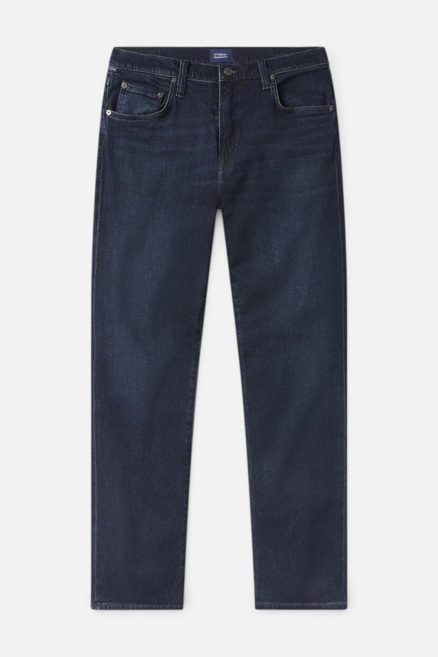 Citizens of Humanity Men's Gage Slim Straight Cashmere Denim in Dark Tint – front view
