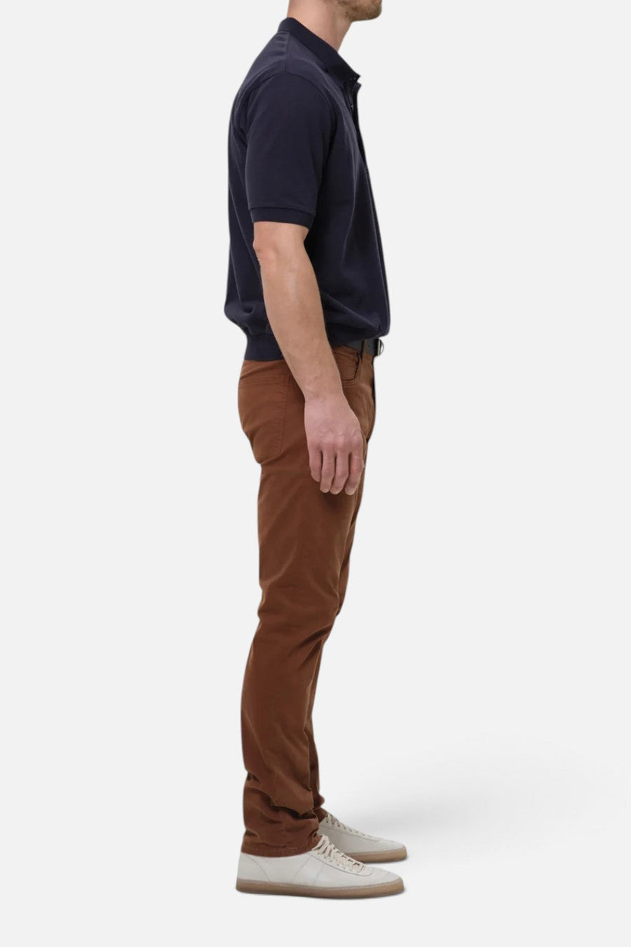 Citizens of Humanity Men's Gage Slim Straight Cashmere Touch Sateen Jean in Cognac – alternate
