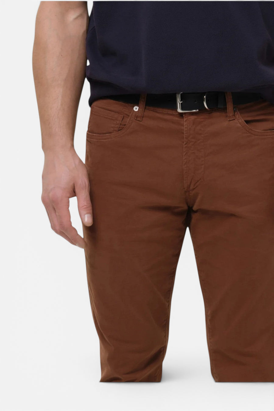 Citizens of Humanity Men's Gage Slim Straight Cashmere Touch Sateen Jean in Cognac – alternate