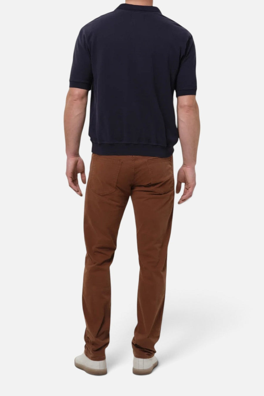Citizens of Humanity Men's Gage Slim Straight Cashmere Touch Sateen Jean in Cognac – side view