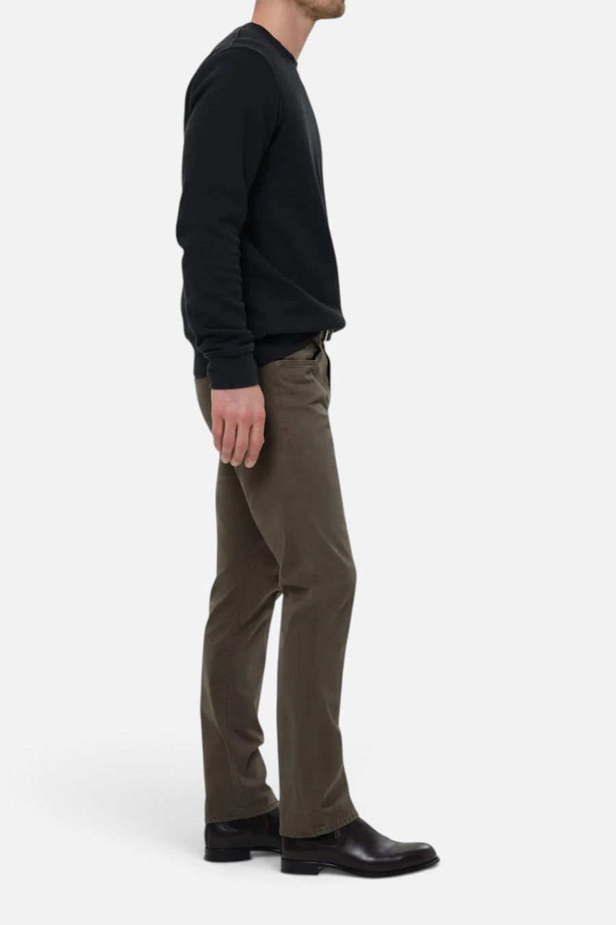 Citizens of Humanity Men's Gage Slim Straight Cashmere Touch Sateen Jean in Dogwood – detail
