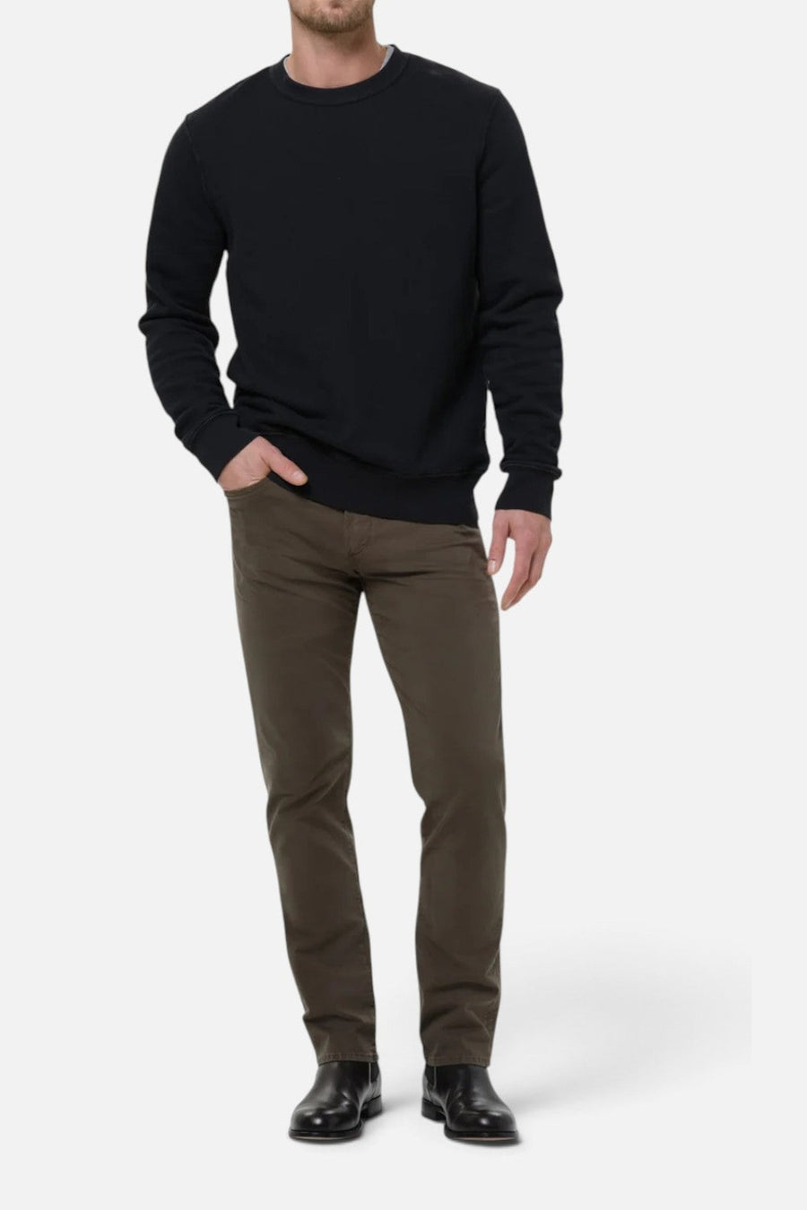 Citizens of Humanity Men's Gage Slim Straight Cashmere Touch Sateen Jean in Dogwood – side view