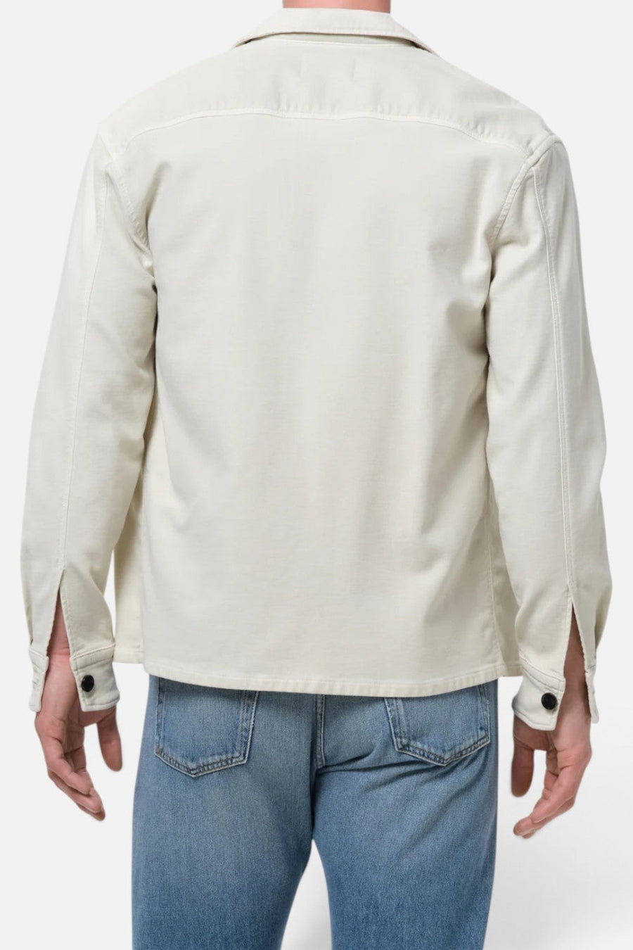 Citizens of Humanity Men's Luca Bucket Dye Shirt in Spectral – detail