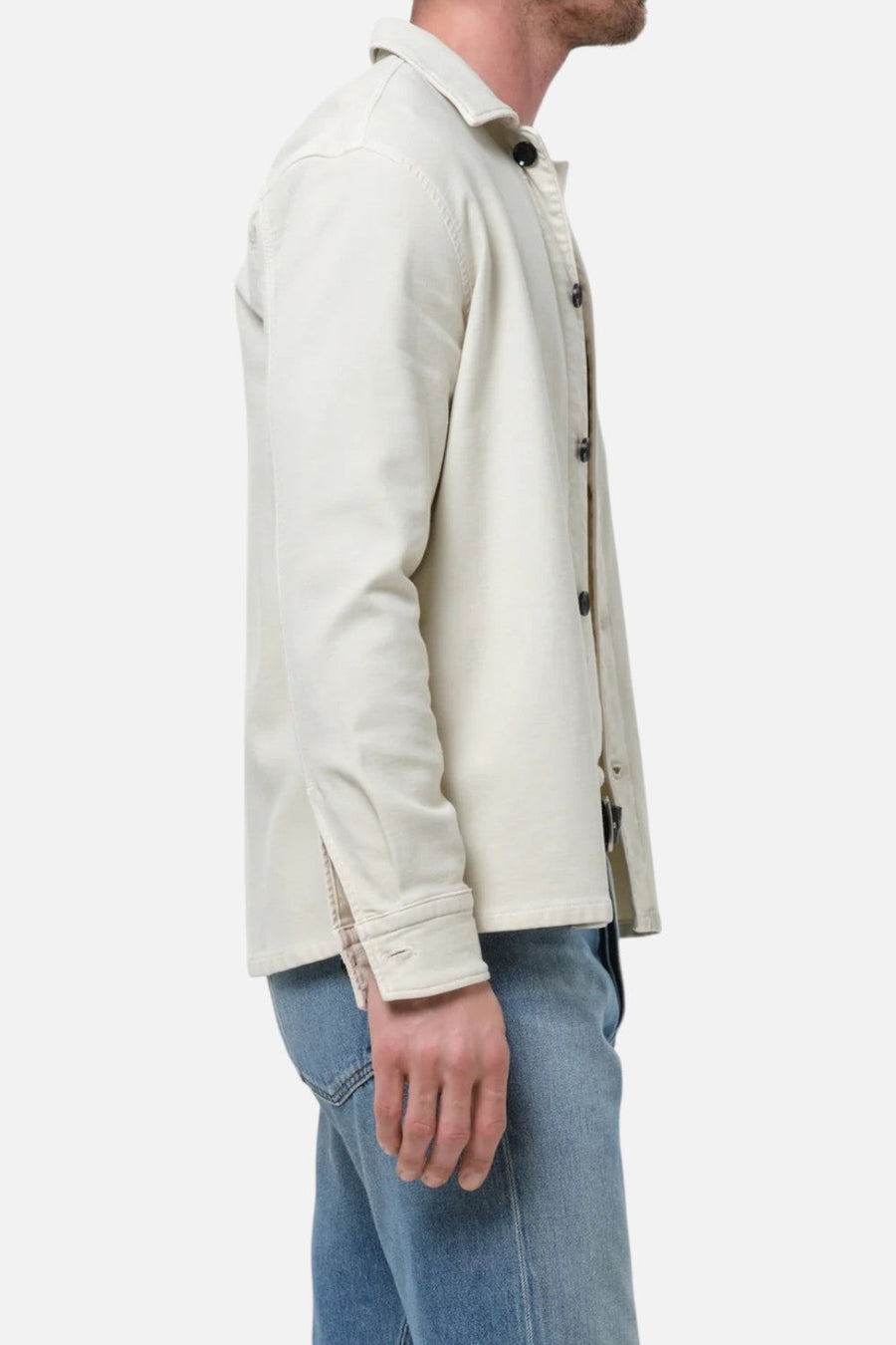 Citizens of Humanity Men's Luca Bucket Dye Shirt in Spectral – flat lay