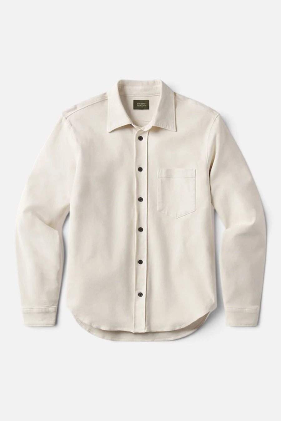 Citizens of Humanity Men's Luca Bucket Dye Shirt in Spectral – side view