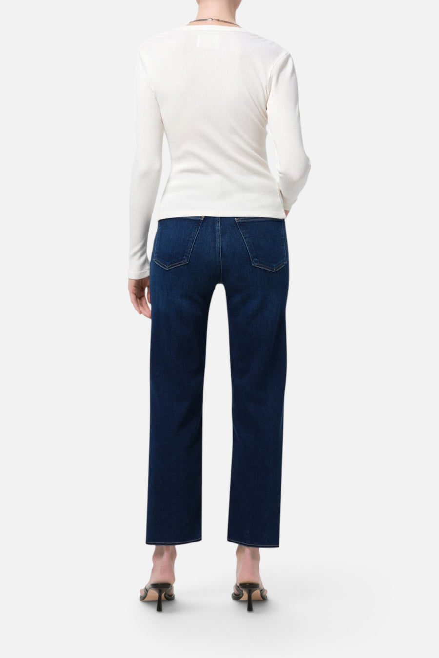 Citizens of Humanity Palma Straight Clean Hem in Dakota – back view