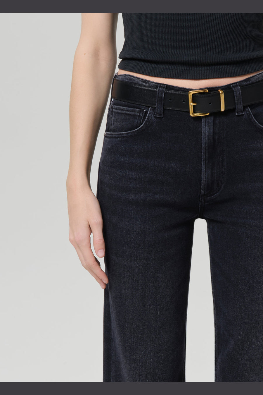 Citizens of Humanity Palma Straight Clean Hem in Medallion – detail