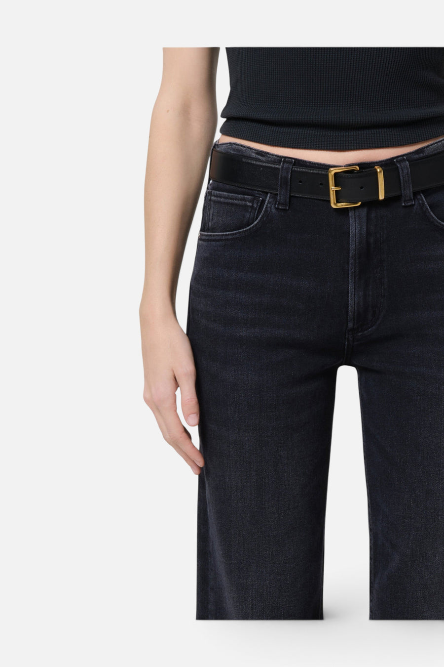 Citizens of Humanity Palma Straight Clean Hem in Medallion – detail