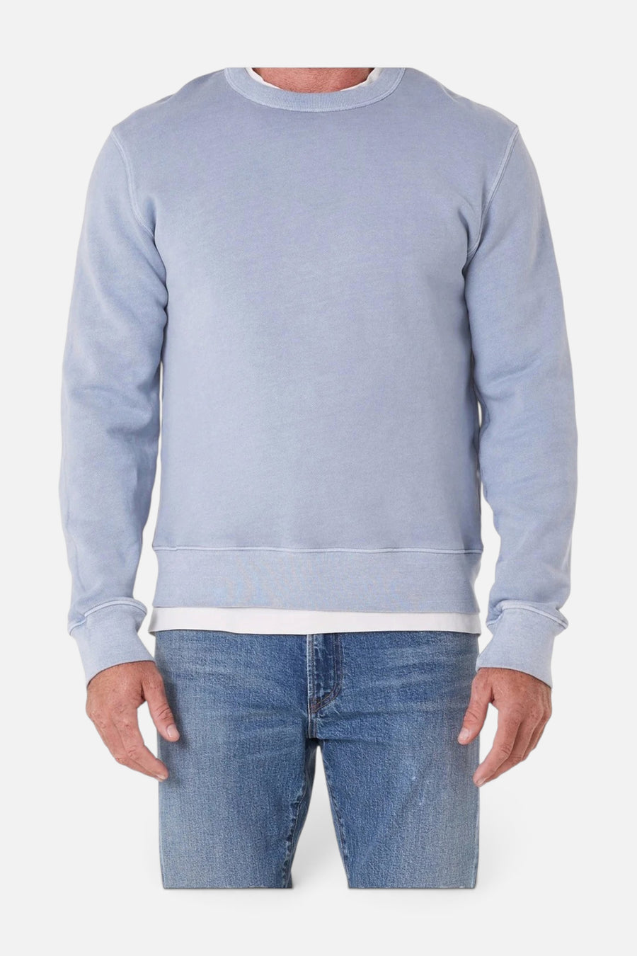 Citizens Of Humanity Vintage Crewneck Sweatshirt in Open Air – front view