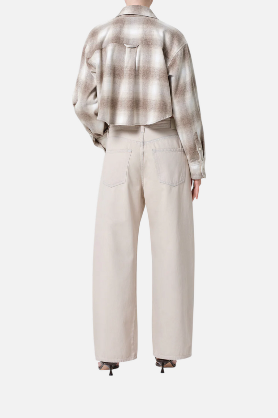 Citizens of Humanity Women's Brynn Drawstring Trouser in Peyote – detail