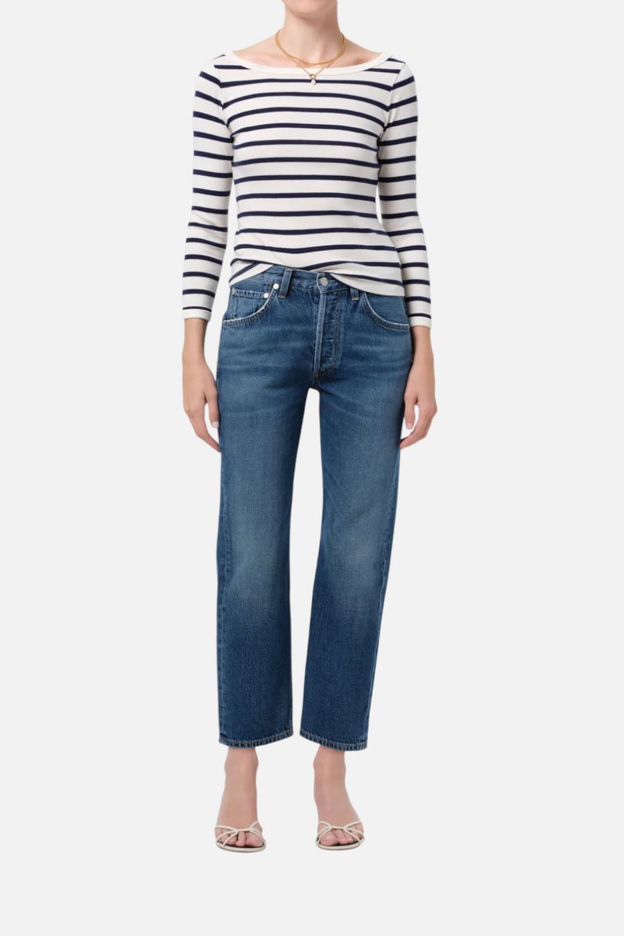 Citizens of Humanity Women's Winslow Boyfriend Jean in Tinsley – front view
