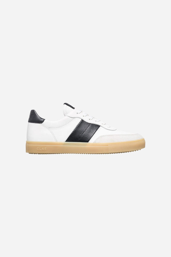 Clae Men's Davis in White Black Light Natural Gum