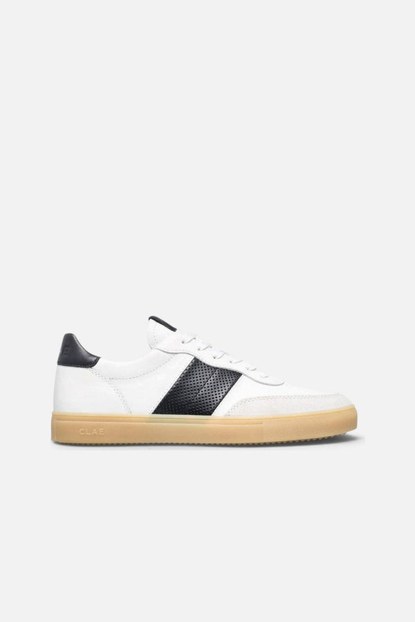 Clae Men's Davis in White Black Light Natural Gum
