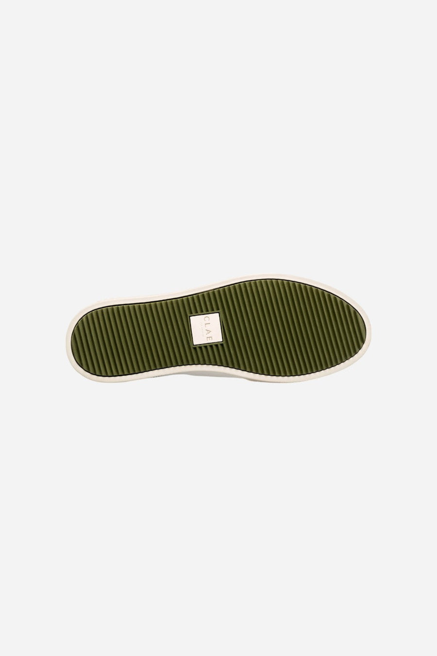 Clae Men's Deane Sneakers in Off White Vanilla Olive – detail