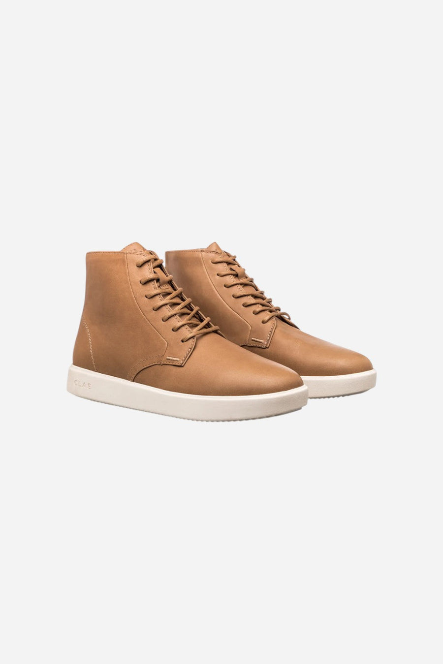 CLAE Men's Gibson High-Top Shoe in Doe Leather – back view