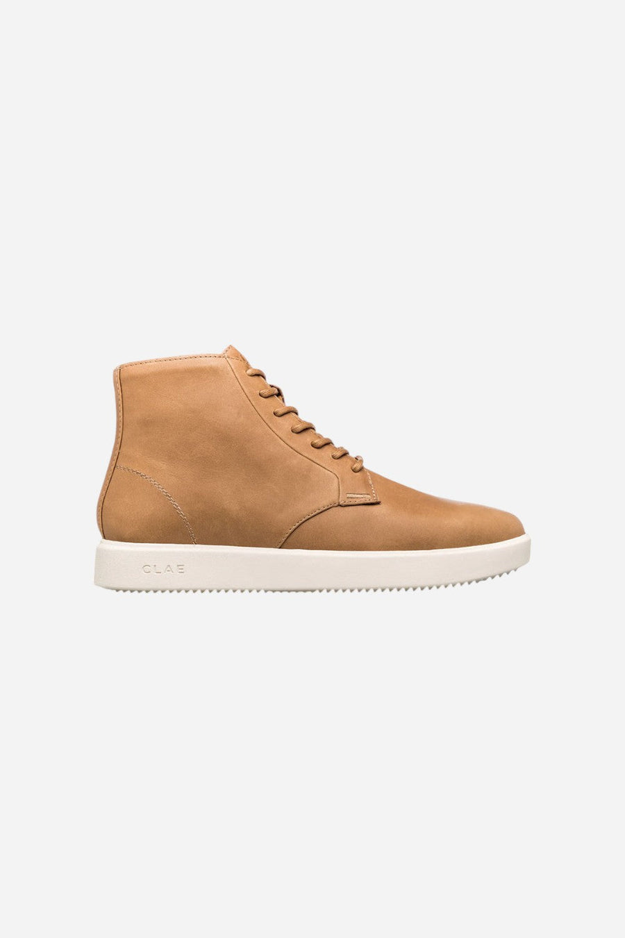 CLAE Men's Gibson High-Top Shoe in Doe Leather – front view