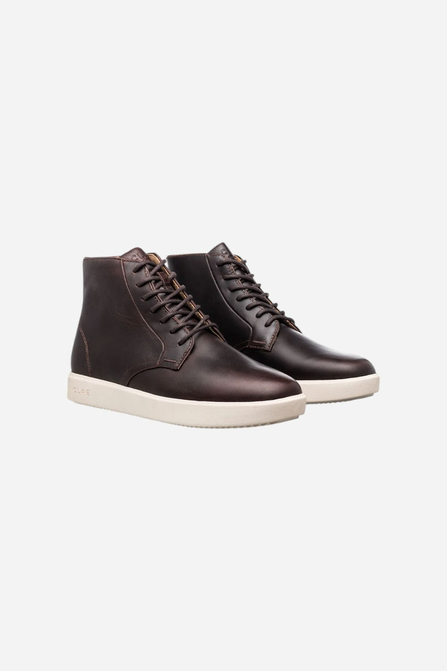 CLAE Men's Gibson In Walrus Brown Leather – back view
