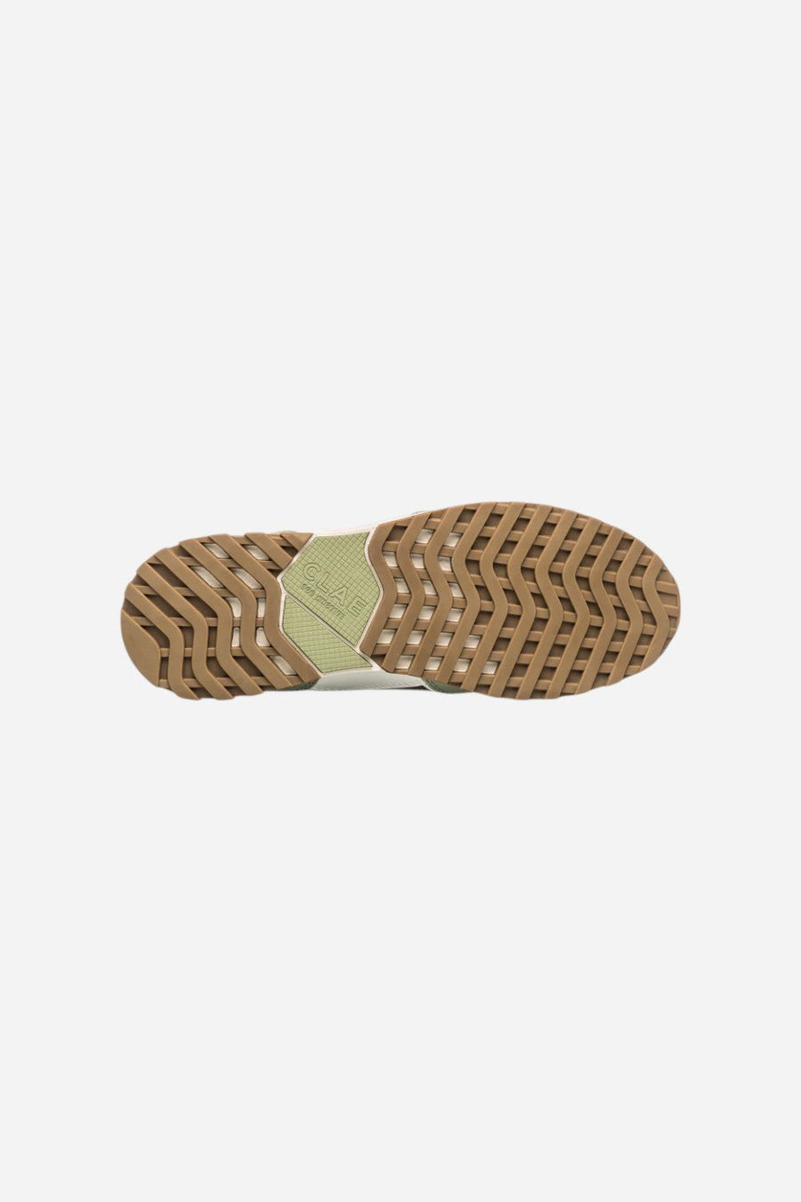 Clae Men's Joshua Cactus Sneakers in Sage White Brown – detail