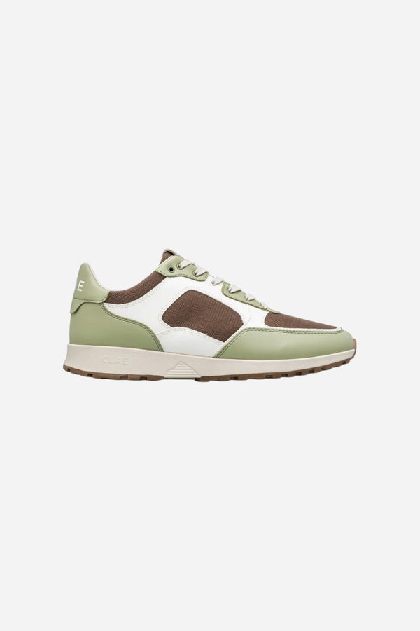 Clae Men's Joshua Cactus Sneakers in Sage White Brown