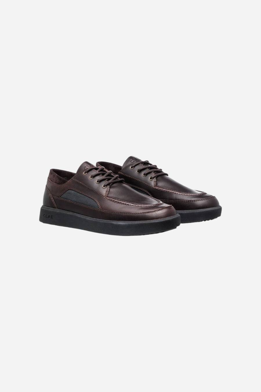 CLAE Men's Monterey In Walrus Brown Leather – back view