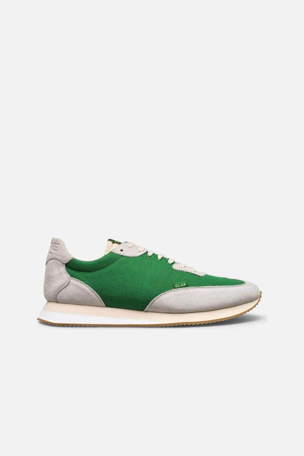 CLAE Men's Runyon Sneaker In Microgrey Olive Recycled Mesh