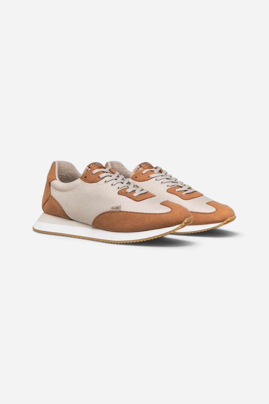 CLAE Men's Runyon Sneaker In Smoke Maple – back view
