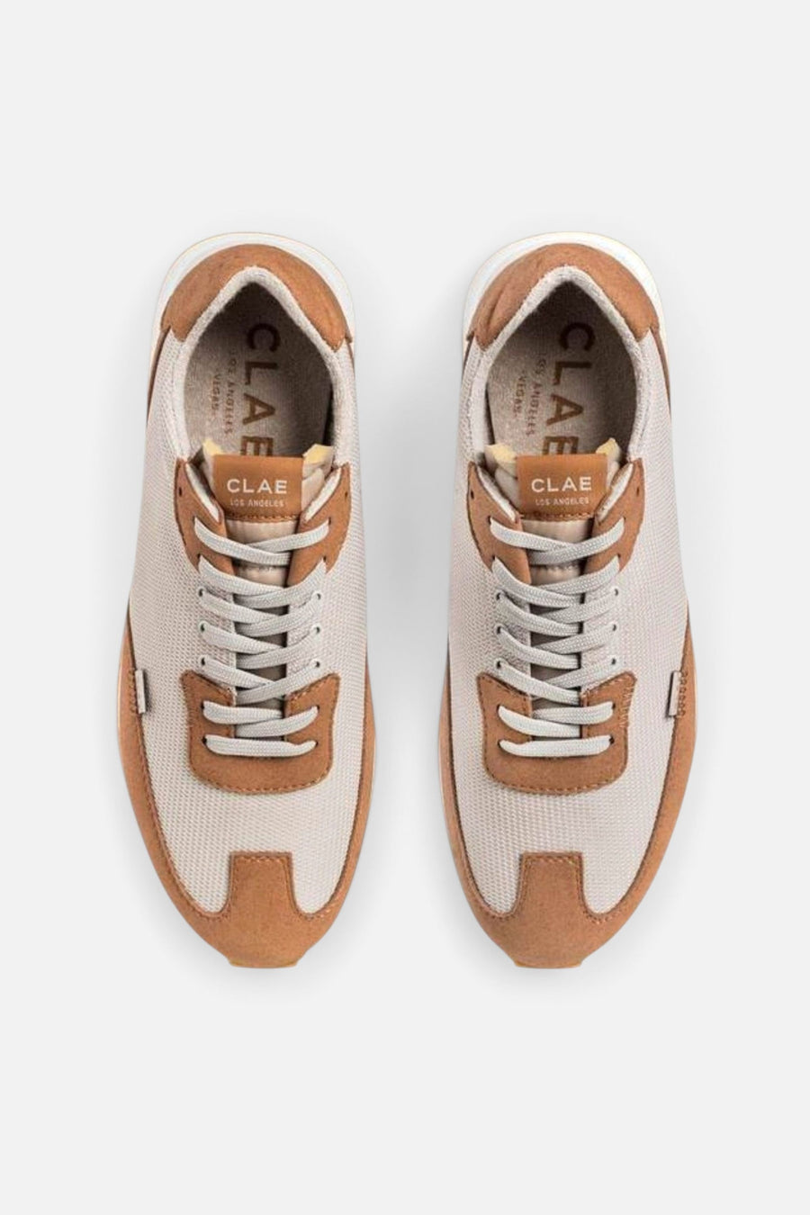 CLAE Men's Runyon Sneaker In Smoke Maple – top view