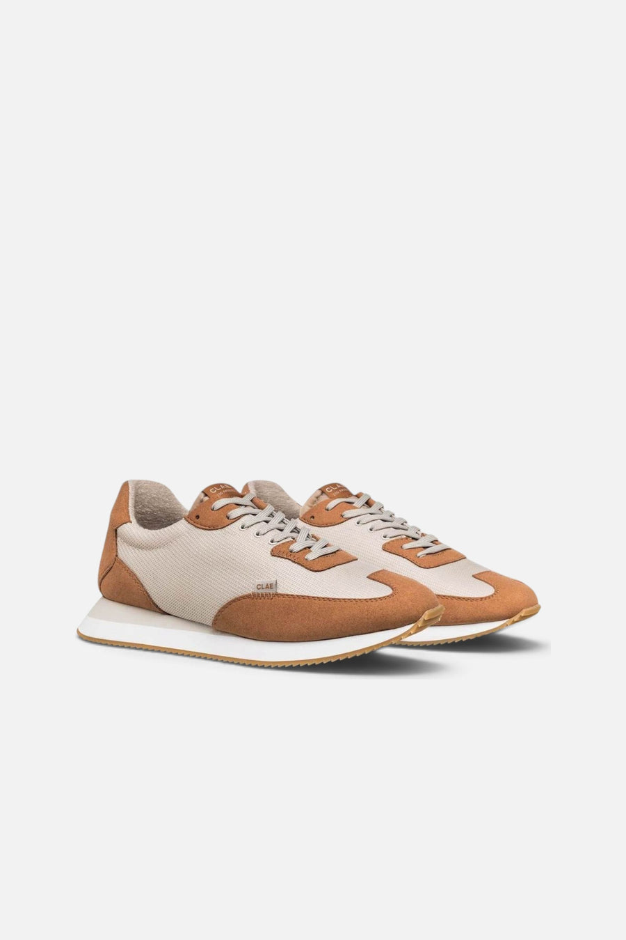 CLAE Men's Runyon Sneaker In Smoke Maple – three-quarter view