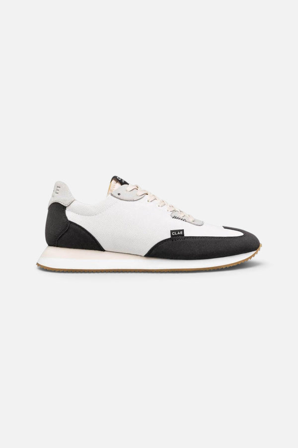 CLAE Men's Runyon Sneaker In White Black