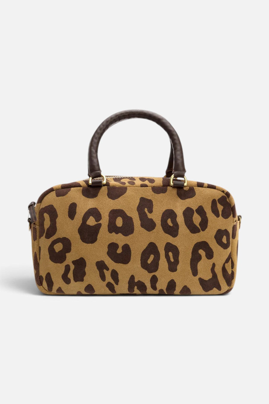 Clare V Petite Claudine Handbag in Pablo Cat Suede – front view